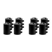 8 Stuks Luifel Watergewichten,10L Tent Watergewichten Heavy Duty Luifel Gewichten Tenten Legging Accessoires (Zwart)