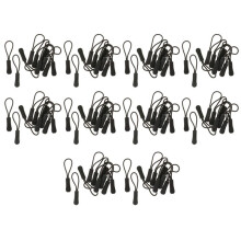 100 Extracteurs de Glissiere Antiderapants, Fermeture A Glissiere, Remorque A Extension Noir