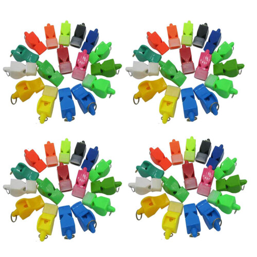 200 Pcs Non-Nuclear Professional Referee Whistle  Whistle Plastic Life-Saving Whistle Special for Game