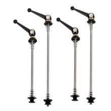 Bicycle Skewers 2 Pair Ultralight Titanium Quick Release Bicycle Hub Skewers for MTB Road Bike,Black