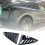 Rear Car Window Shutter Cover for  Model Y Juniper Louver Side Vent Trim Triangle Accessorie Bright Black 6