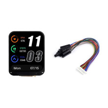 ESP32-S3 1,69-Zoll-LCD-Display-Entwicklungsboard 240 X 280 mit QST Attitude Gyrosensor QMI8658C für Python