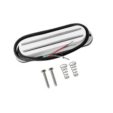 Practical Piezo Ceramic Pickup Provides Rich Tones for-White