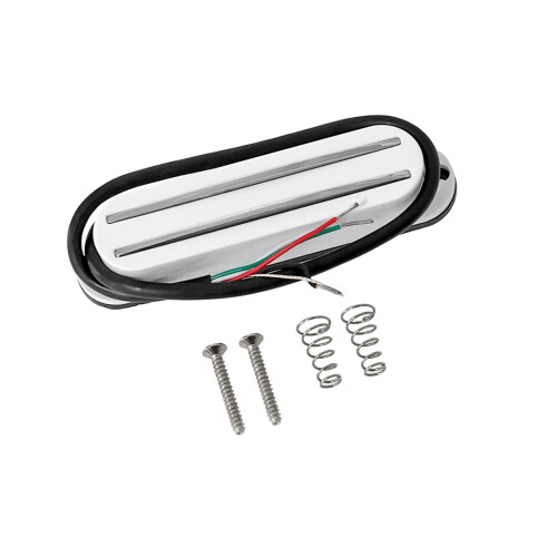 Practical Piezo Ceramic Pickup Provides Rich Tones for-White