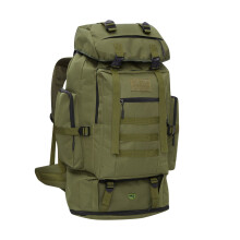 Taktischer grüner Rucksack, 100 l Fassungsvermögen