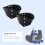 1 Pair Roller Skate Toe Caps PU Leather Skate Toe Guards for Roller Skates Toe Cap Protective Black 10