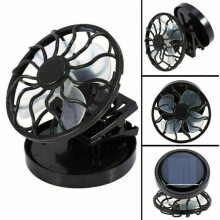 2 Pièces Portable Ventilateur à énergie Solaire Clip Escalade Ventilateur de Refroidissement Camps Désert été Tenu Dans la Main Chapeau Chapeau