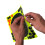 100 Unids Objetivos de Caza 8X8 Pulgadas Papel Autoadhesivo Objetivos de Salpicadura Reactiva Pegatinas 3