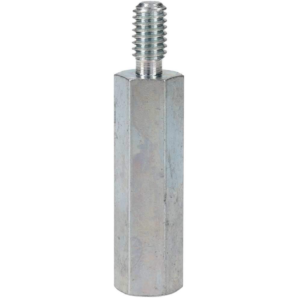 R-Tech 524417 Hex Threaded M-F Spacer St/Zn 7Mm A/F M4 25Mm - Pack Of 100 5053556004331