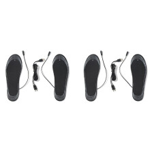 4X USB Heated Shoe Insoles Electric Foot Warming Pad Feet Warmer Sock Pad Mat Winter Outdoor Sports Heating Insoles