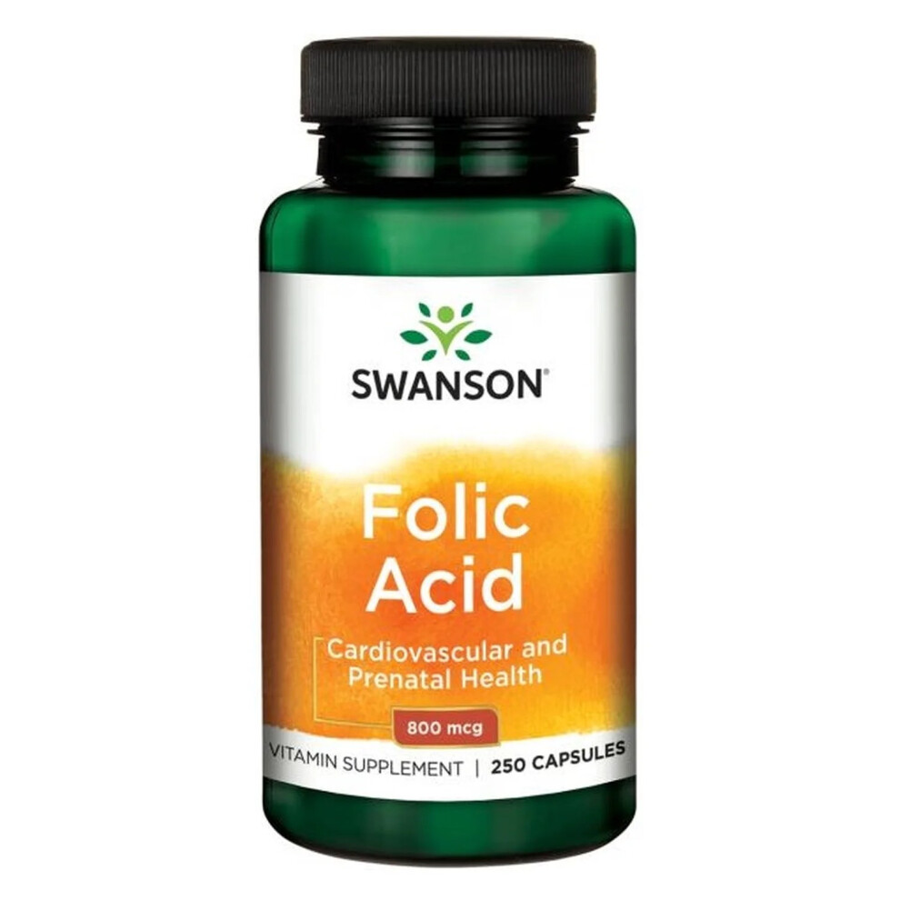 Folic Acid, 800mcg - 250 caps