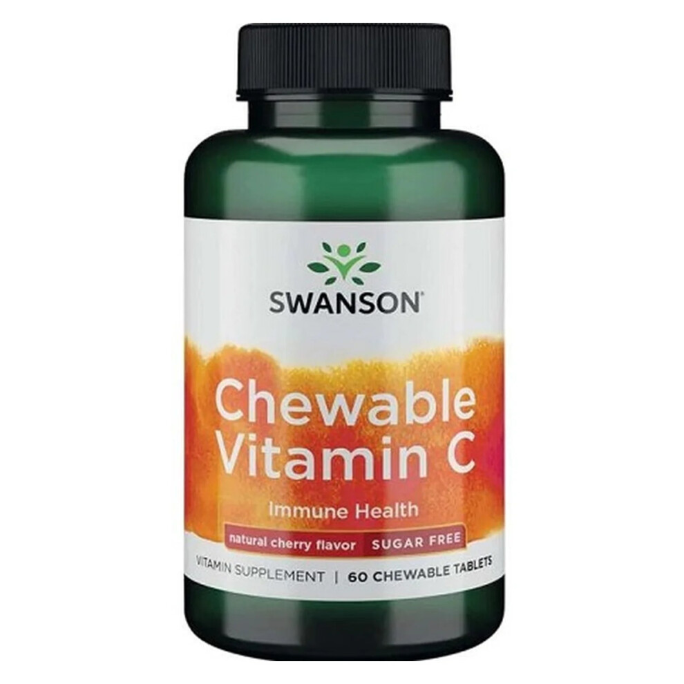 Chewable Vitamin C, Natural Cherry Flavour - 60 chewable tablets