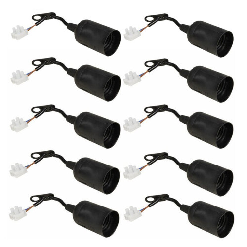 30Pcs E27 Lamp Holder Construction Socket Lamp Holder DIY Construction Site Socket Renovation Socket Lighting Accessorie 1