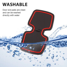 Voor  SWIFT 2018 12 Stuks Antislip Antislip Rubberen Decoratieve Bekerhouder Sticker Poort Slot Pad Deur Groef Mat - Rood