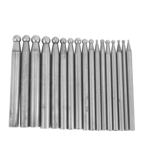 Set di Gioielli Dapping Block Gioiellieri con Set di Strumenti Gioielli 17 Pezzi Dapping Punch con Supporto nel Plastica