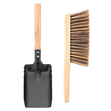 Kolenschep en Haardborstelset, Openhaardschep en Borstel, Haardopruimset, Haardgereedschapset, Vuurplaatsgereedschap