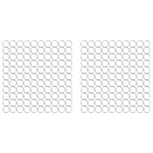 200Pcs 25mm Loose Leaf Binder Rings Key Rings Book Rings Binder Rings for Scrapbook/Album/