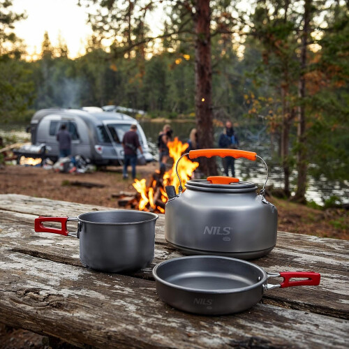 Travel Kettle with Lid, 1.1L Capacity 1