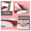 Opklapbare bootstoelen, set van 2, rood/wit, draagvermogen 110 kg 5