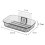 2X Easy Installation Soap Holder Kitchen Wall Mount Dish No Drill Modern Clear Drain Bathroom C 3