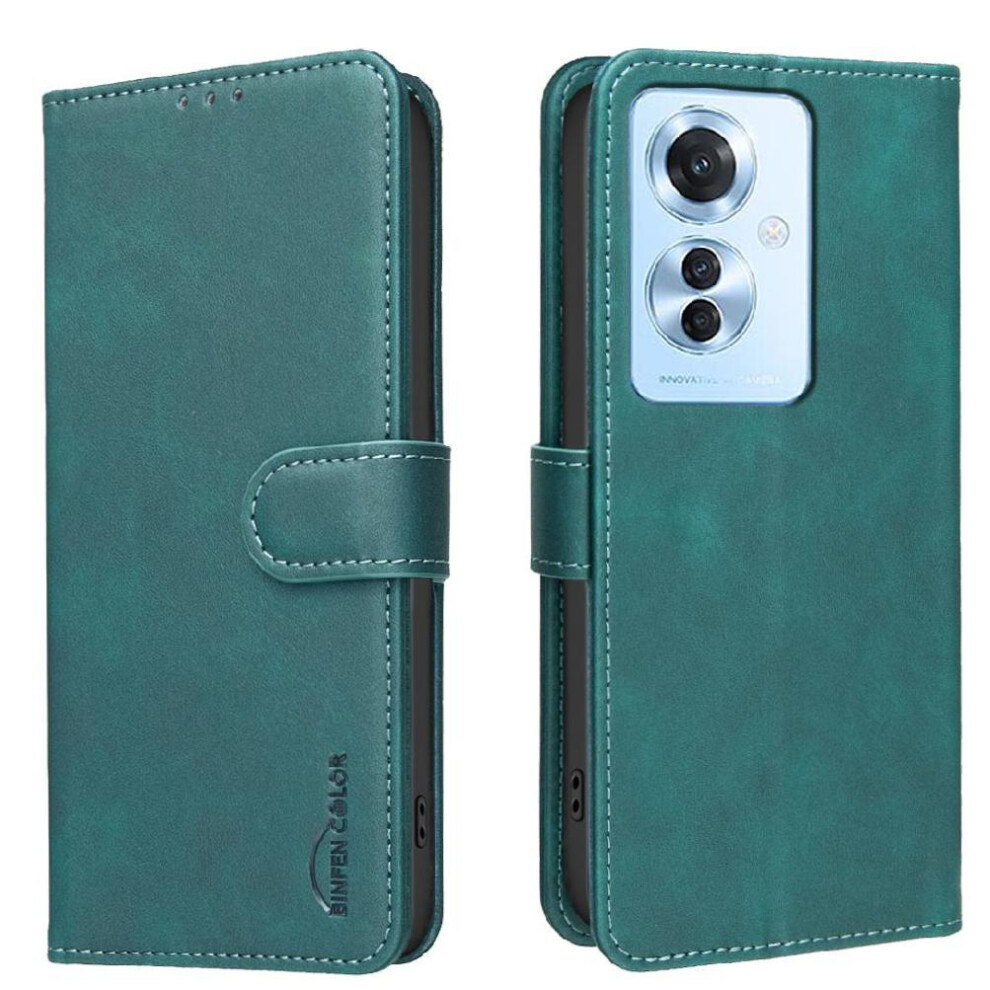 () Phone Case For Oppo Reno 11F 5G Drop Protection Rfid Blocking Protection Convenient Kickstand All Round Shockproof 764563354122