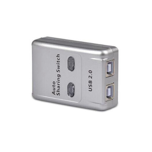 FJGEAR 2X USB 2.0 Auto Sharing  2 Port HUB Adapter Switcher for 2 PC Printer USB  Devices Support Windows 1