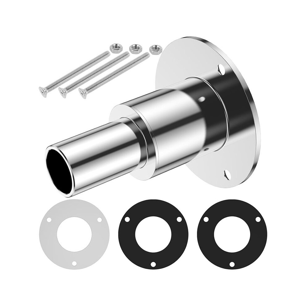 Stainless Steel 316 Straight Thru Hull Exhaust Skin Fitting 24Mm Tube Pipe Socket Hardware Through Hull Exhaust 6033486946948