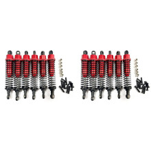 12 Stück Metallöl-Stoßdämpfer-Dämpfer für HOSIM XINLEHONG XLH 9125 9155 9156 1/10 1/12 RC Car Upgrade Parts Zubehör,3
