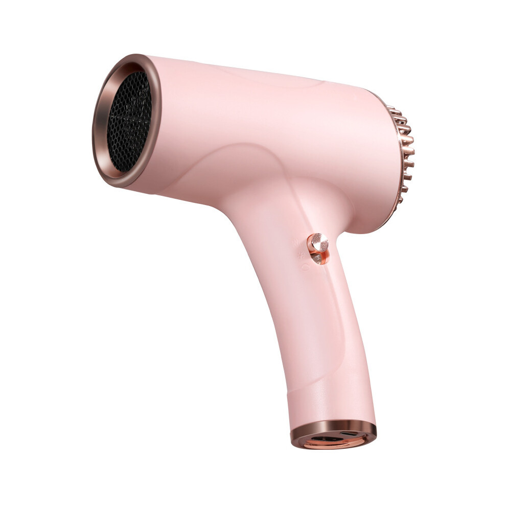 High-Power Cordless Rechargeable Hair Dryer - Ionic Hair Care Blow Dryer, Hot & Cold Wind for Home and Professional Salon