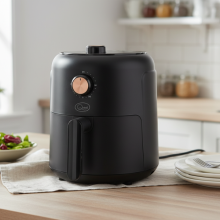 Quest 2.3L Air Fryer Non Stick Manual Dial Control 1000W