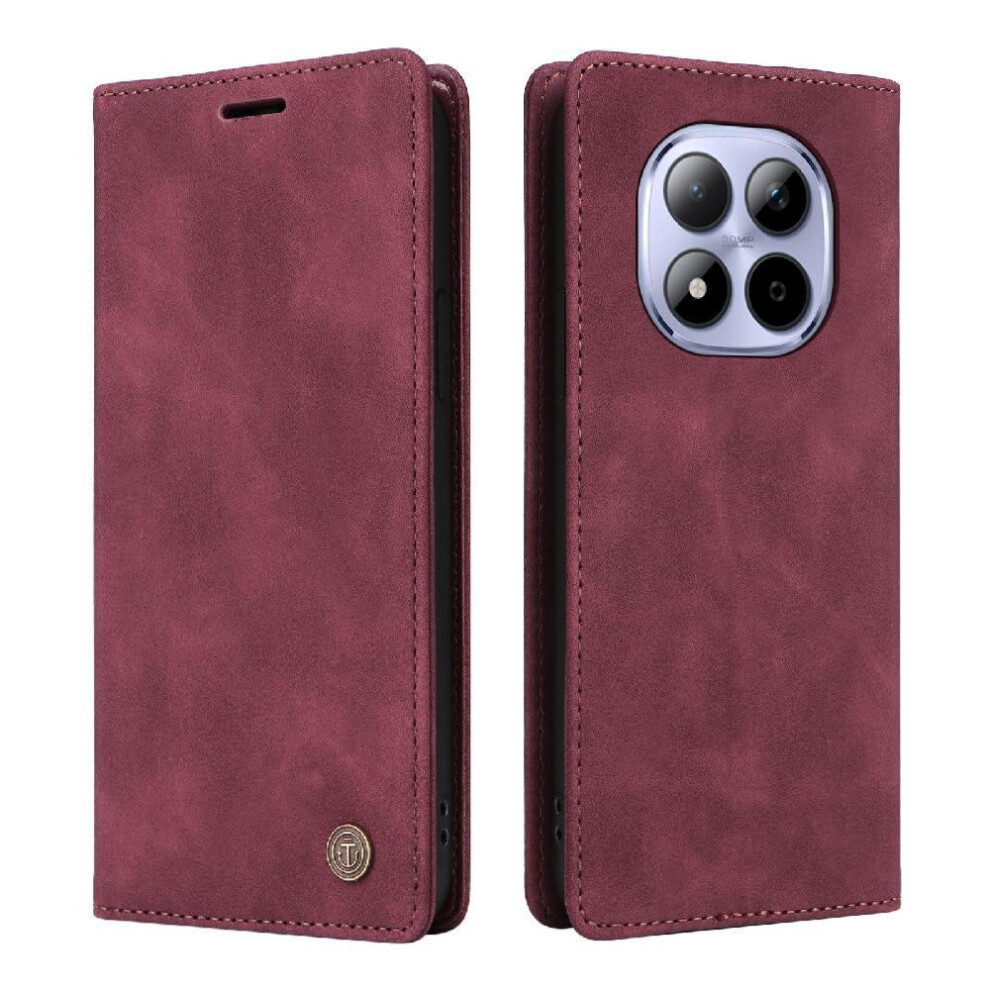 () Flip Case For Xiaomi Redmi Note 15 5G Leather Case Wallet Flip Cover Simple Business Shockproof 764563354429
