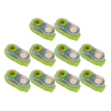 10 stuks reddingsvesten met LED-noodverlichting (groen)