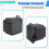 Touch Screen  Speaker Wireless Stereo Outdoor Pocket Speaker   Desktop Speaker 5