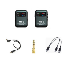 2.4G Wireless in Ear Monitor System Wireless IEM with Transmitter Receiver Automatic Pairing Professional in Ear Monitor