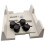 2X CPU Stand Mobile Desktop Tower Computer Floor Stand Rolling Caster Wheels Adjustable Width Universal 6