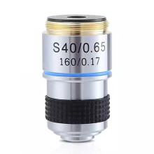 185 40X Biological Microscope Achromatic Objective Lens Microscope Lens Adapters Compact Objective Lens