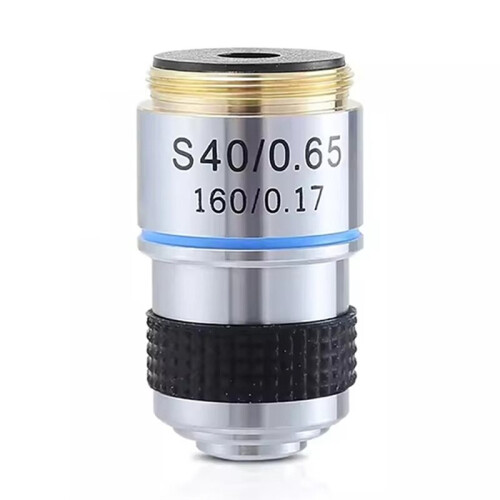 185 40X Biological Microscope Achromatic Objective Lens Microscope Lens Adapters Compact Objective Lens