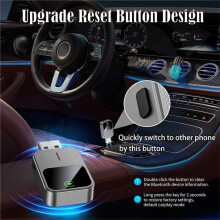 Wireless CarPlay Adapter Built-in Wired CarPlay to Car Wireless Fast Stable Connection USB&Reset Button