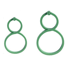 500 Clip di Fissaggio per Viti per la Coltivazione di Supporti Verticali per Piante, In Plastica Verde, Supporto da Giardino, Supporto per Viti