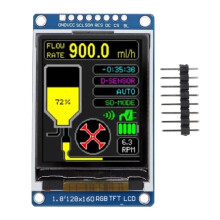 1.8inch LCD Screen SPI Interface Serial Port ST7735S Drive IC Display Module 128x160 Resolution for SMT32 Kit