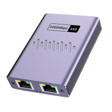 POE Network Cable Splitter 1 to 2 Gigabit Network Splitter Simultaneous Network Three-Way Transfer Network
