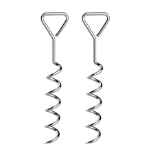 Trampoline Stakes,Corkscrew Shape Trampoline Anchor Kit Steel Spiral Stakes,Ground Stake for Trampolines Tents Swing,A