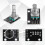 5 PCS KY-040 Rotary Encoder Module, 360 Degree Rotary Encoder with Knobs Cap Brick Sensor Modules for Light Control Etc 5