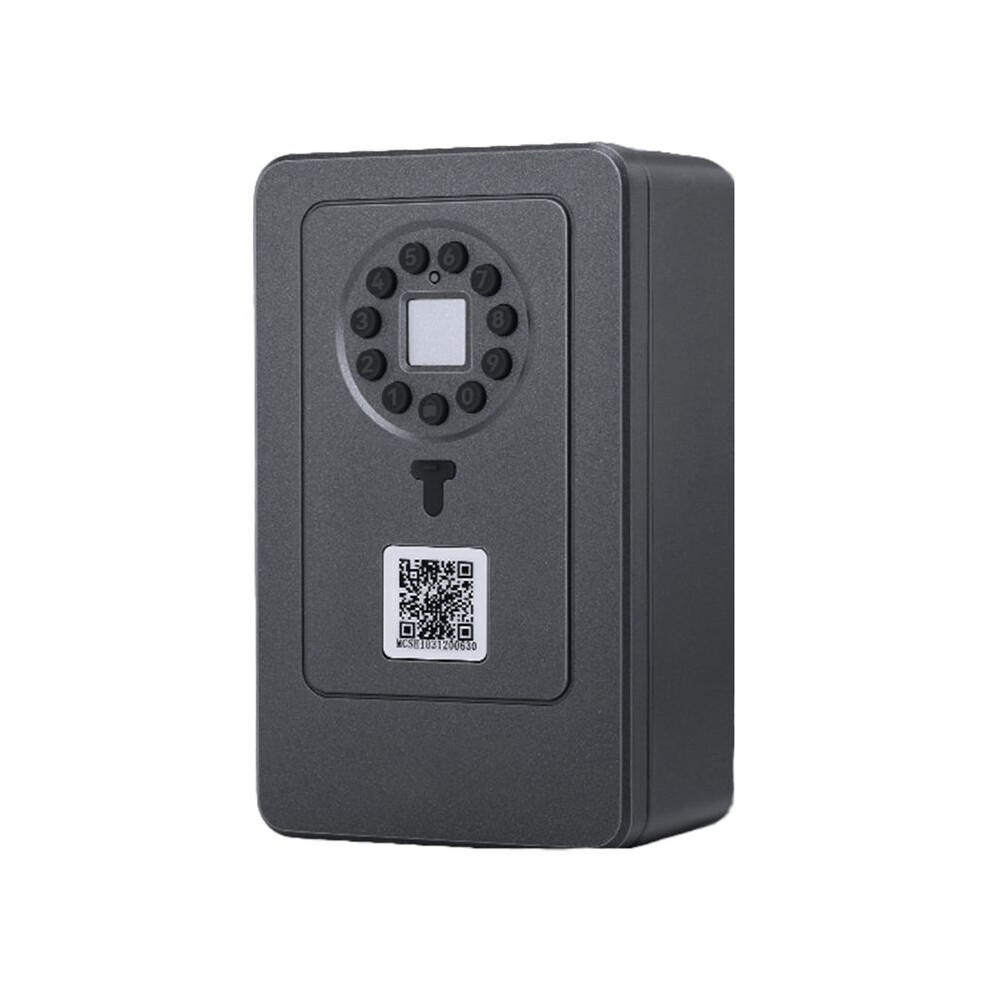 Exogio Fingerprint Password Key Lock Box Waterproof Wall Mounted Door Hanging Safe Deposit Box For Oklok Management
