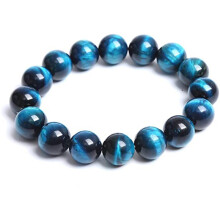 Chinese Style Bracelet, Smooth Elastic Beads Bracelet Natural Stone Beads Healing Bracelet or Women Men Best Friend