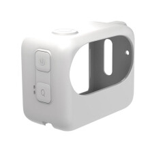 PULUZ for GO3/3S Camera Silicone Case Multifunctional Sports Camera Protective Accessories White