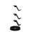 Transparent Tube Controller Stand Adjustable Game Controller Headset Hanger for All Universal Gaming PC Accessories,A 1