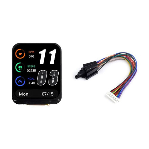 ESP32-S3 1.69inch LCD Display Development Board 240x280 with QST Attitude Gyro Sensor QMI8658C for  Python