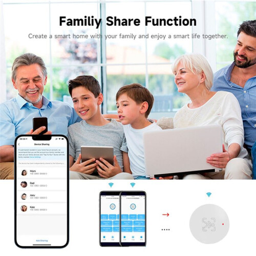 Tuya WiFi Human Presence Sensor Motion Sensor 24G  Detection  Home Remote Control Security Protect 2