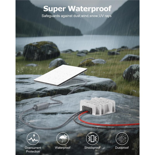 Adaptador  Step  de 12V para 30V 3.5A para Starlink  com Cabo de Alimentação 2